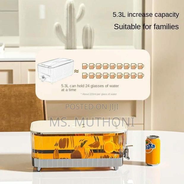 Glass Beverage Dispenser With Clamp Lid - thumbnail 3