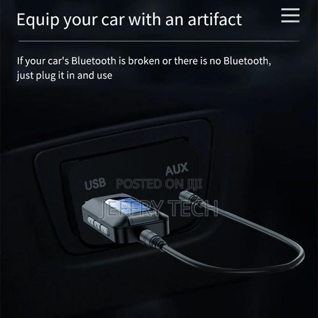 BT 5.0 Transmitter Receiver Tv and Radio- Black - thumbnail 4