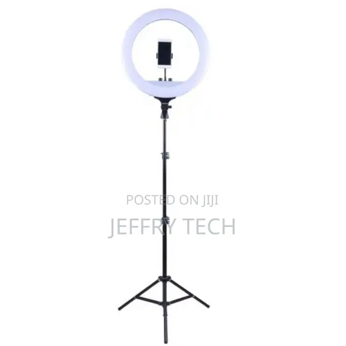 10'' Ring Light With Tripod Stand With Remote Shutter - Whit