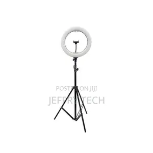 10'' Ring Light With Tripod Stand With Remote Shutter - Whit