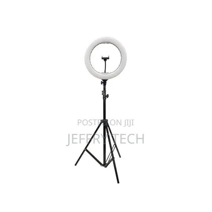 10'' Ring Light With Tripod Stand With Remote Shutter - Whit