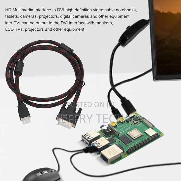 Original HDMI to DVI Cable Adapter, HD Multimedia Interface - thumbnail 2