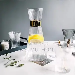 Clear Glass 7pc Water Set