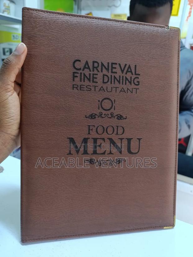 Restaurant Menu Holders A4 Size - main view