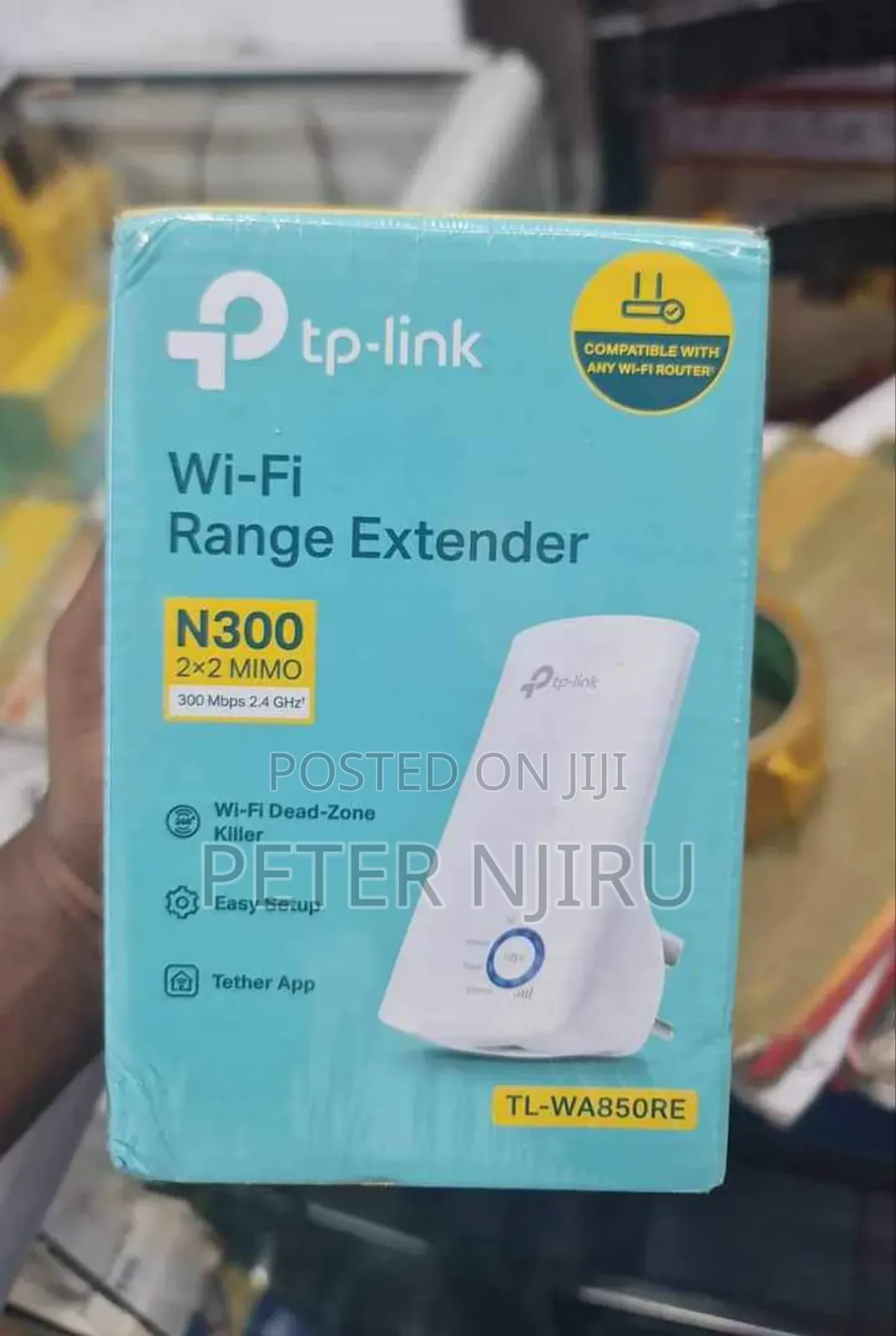 Wifi Extender Tplink,
 Range :30mtrs Aloud -KSH 3999