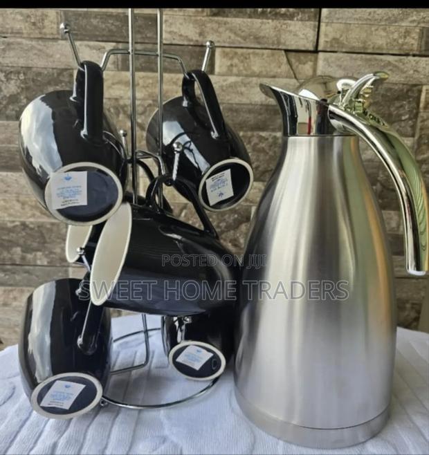7pcs Tea Set With Unbreakable Flask - main view