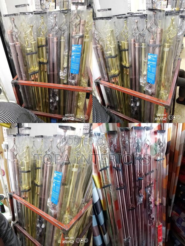 Double Pole Curtain Hanger Extendable Window Curtain Rods