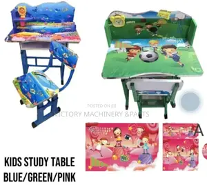 Kids Study Table Blue/Green/Pink Available