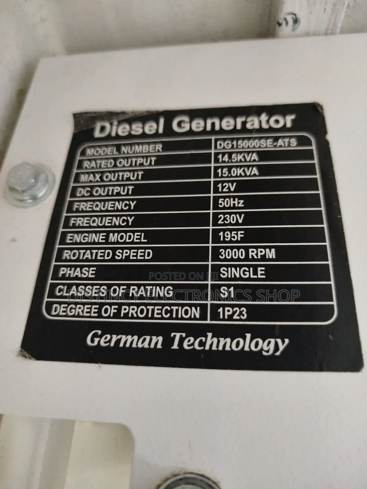 15kw Diesel Generator