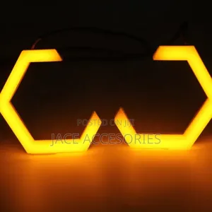 Hexagon Angel Rings Dual Color