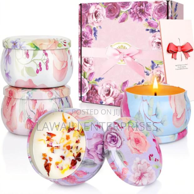 4 Pc Scented Soy Wax Candles