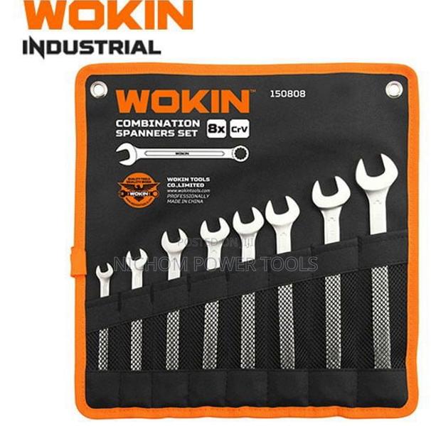 Wokin 150808 8 PCS Combination Spanners Set.