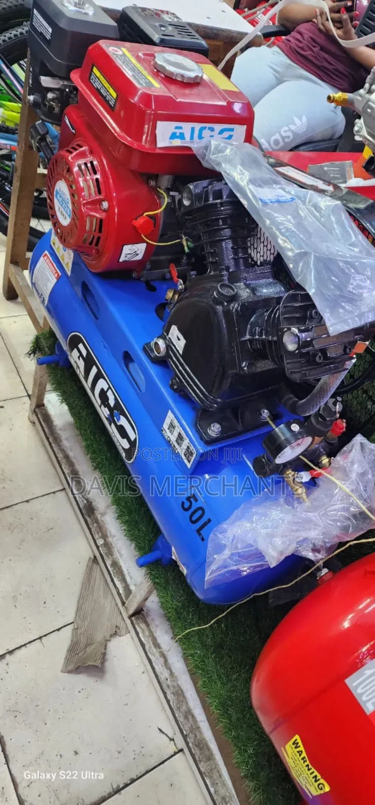 Quality 50L Petrol Air Compressor Machine