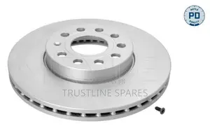 Vw Jetta, Golf, Touran, Beetle - Brake Disc Front Axle Meyle