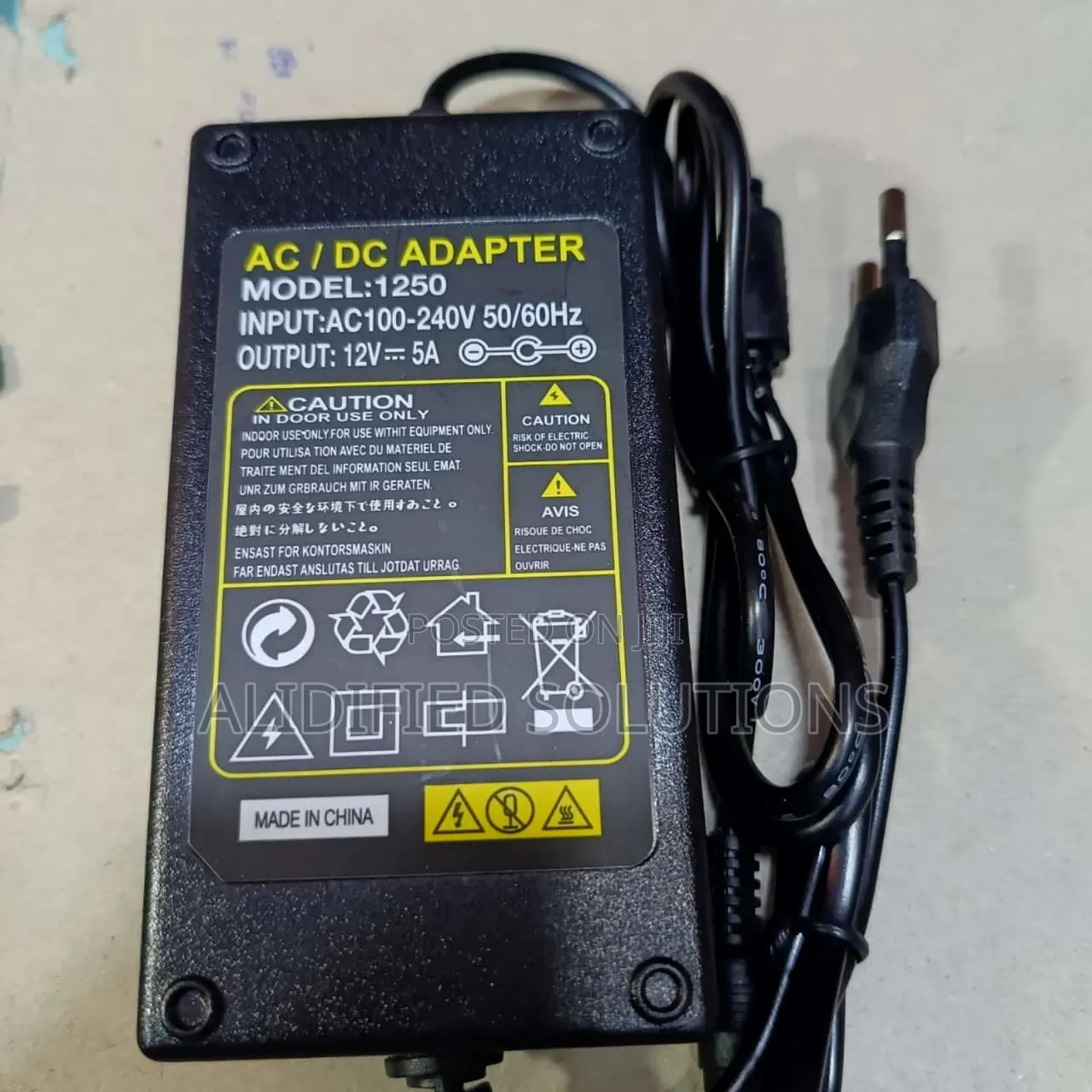 Acdc Adaptor< >12v 5a Adaptor