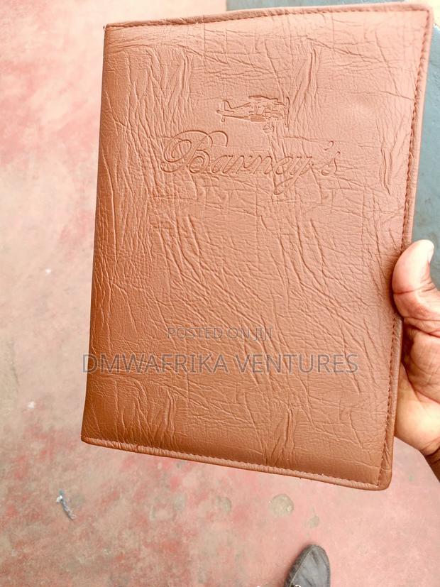 Menus and Bill Holders - main view