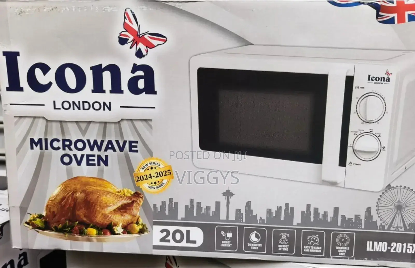 Icona Manual Microwave/ New 20 Litres