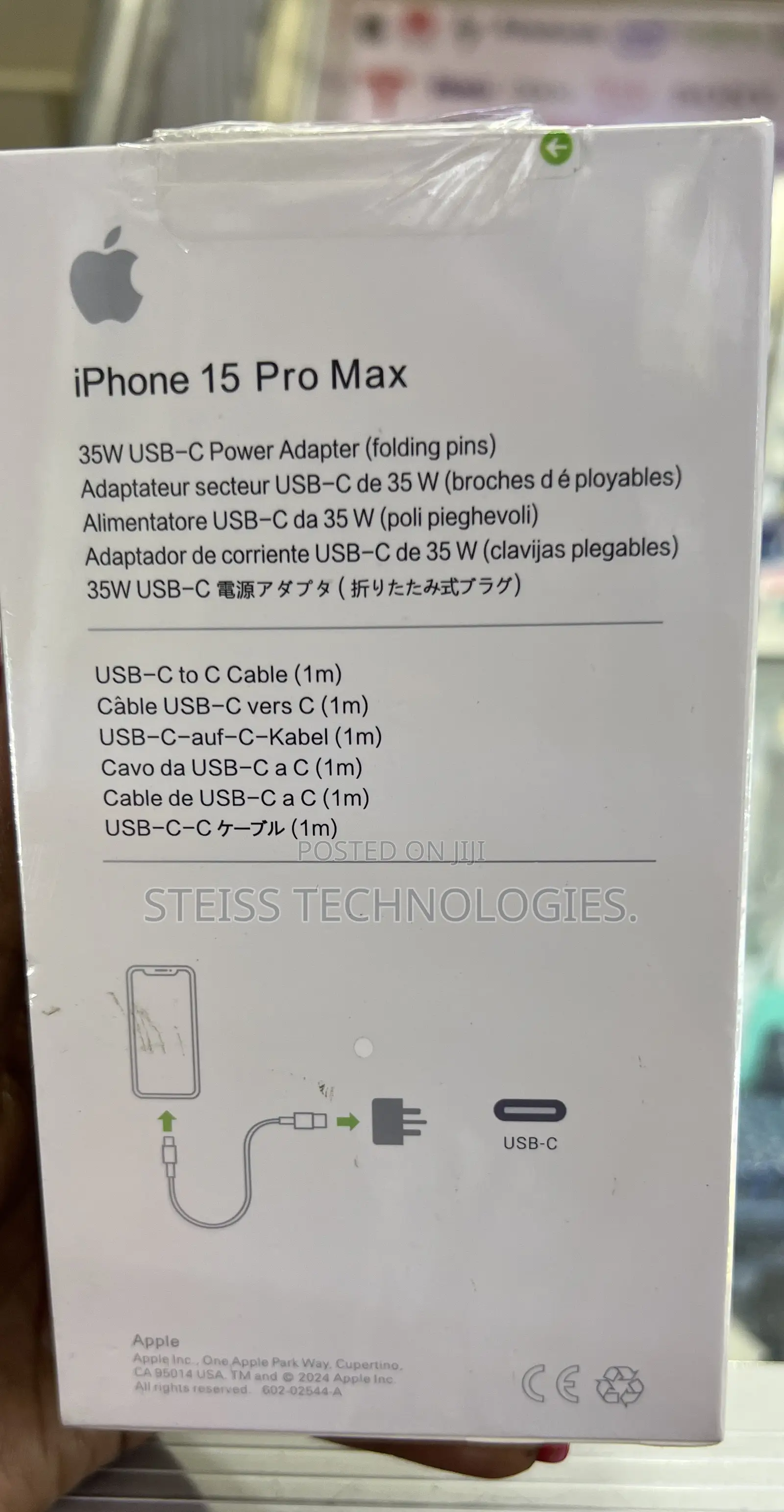 iPhone 15pro Max 35w Charger.