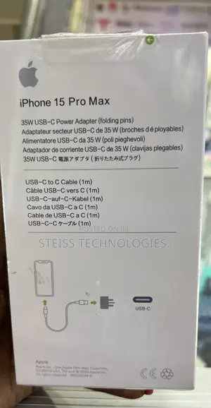 iPhone 15pro Max 35w Charger.
