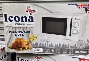 White Icona Manual Microwave MV-9