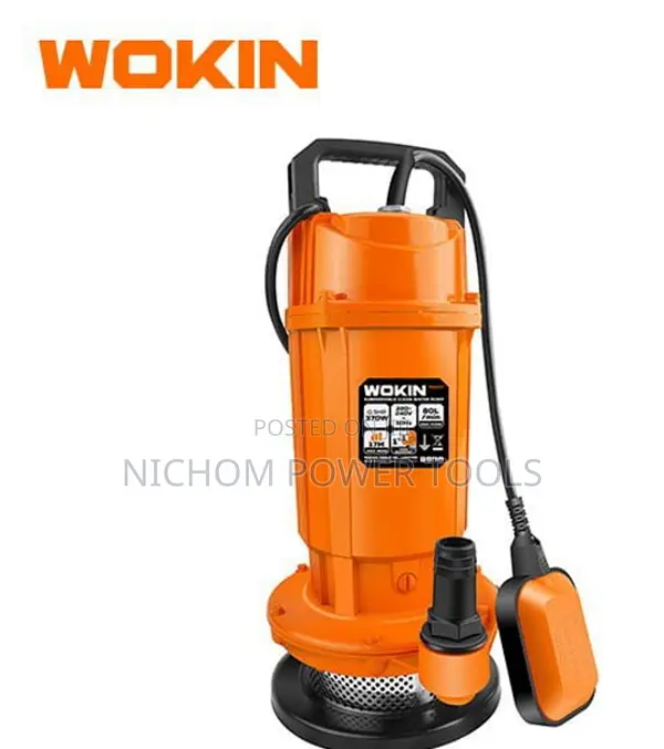 Wokin 790437 SUBMERSIBLE CLEAN WATER PUMP - 0.5HP Max Head: