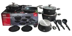 15pcs JIO Nonstick Cookware Set*
