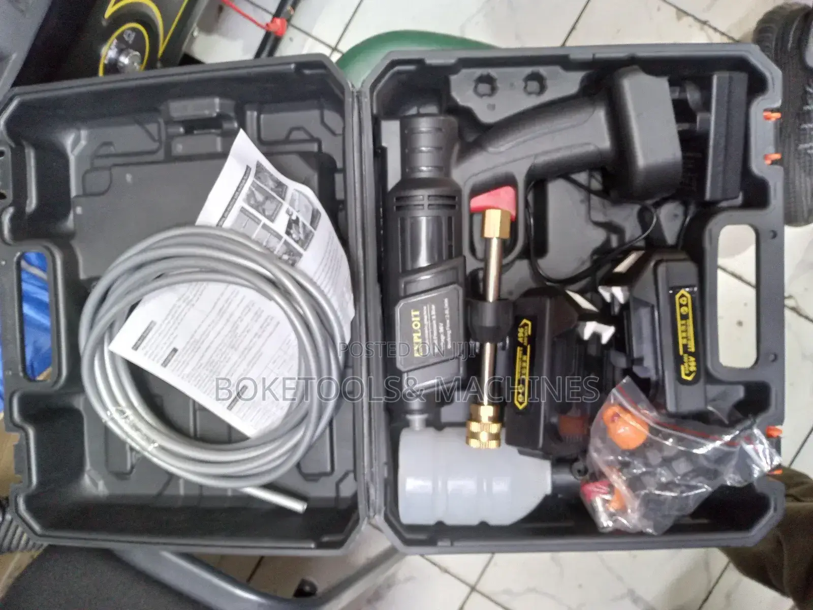 Cordless Carwash Machine