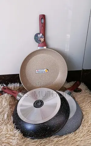 28 Cm Jio Heavy Duty Granite Fry Pans*