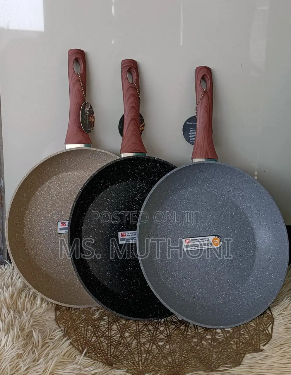 28 Cm Jio Heavy Duty Granite Fry Pans*