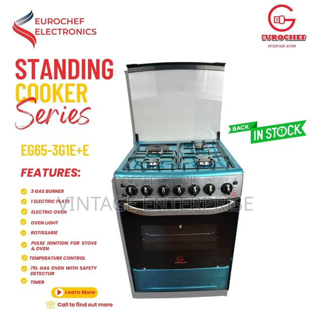 3+1 Eurochef (60*60) Standing Cooker