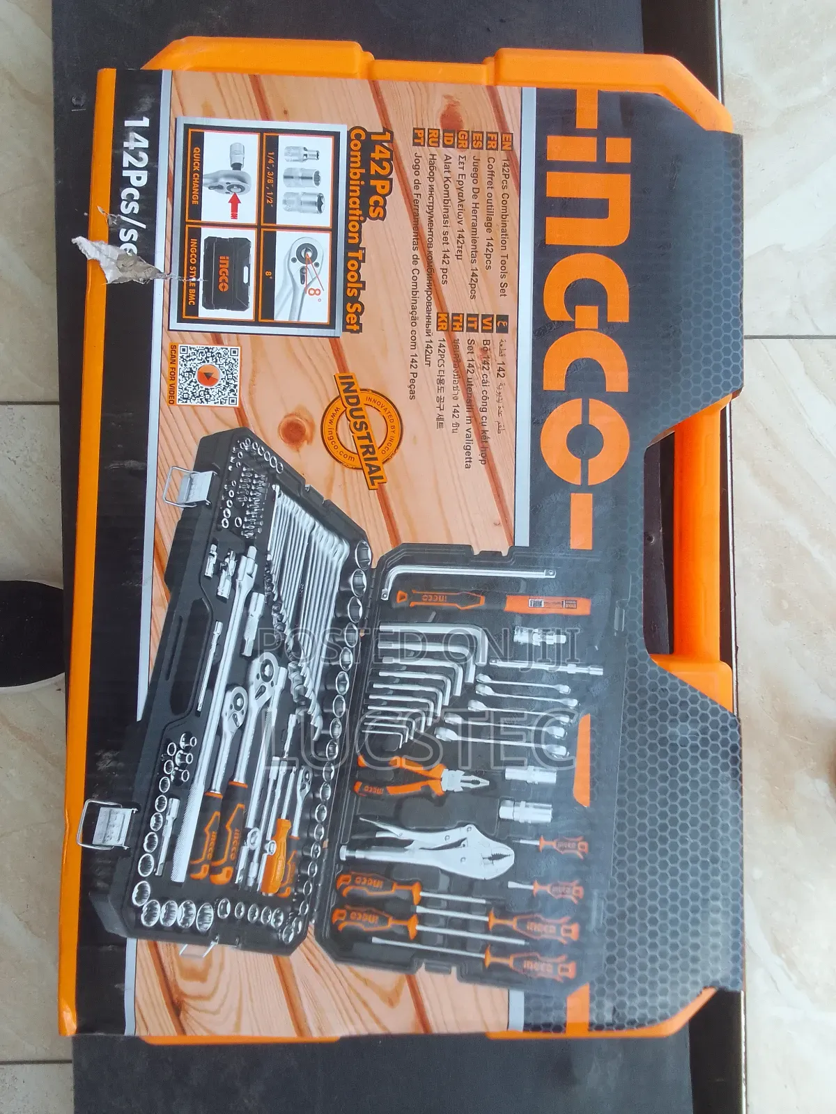 INGCO HKTHP21421 Combination Tool Set 142pcs