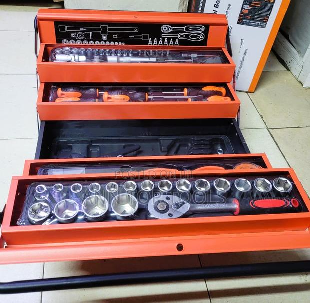 85pcs Tool Set Metal Box 1/4" 1/2" - main view