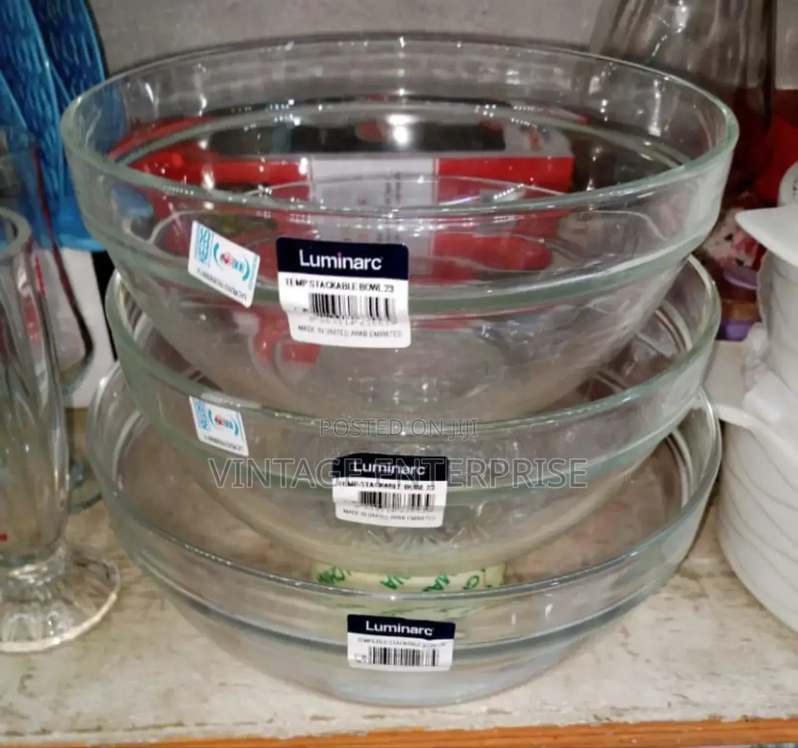 Luminarc Stack Bowls Durable and Heat Resistant