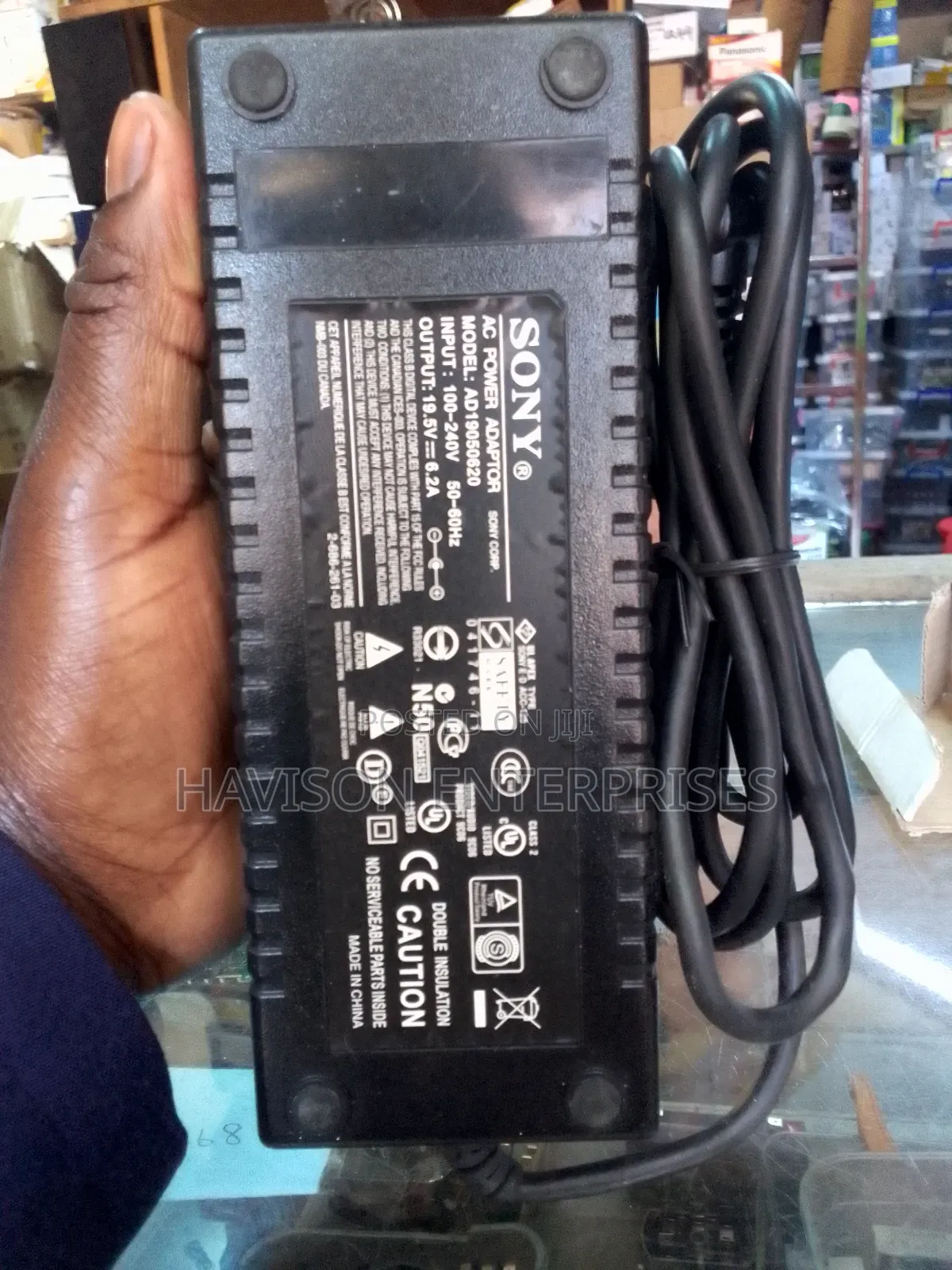 19.5V 6.2A Sony Tv Adapter
