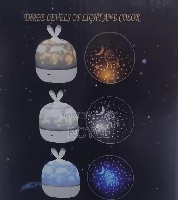 6 Themes Star Light Rotating Projection Lamp - thumbnail 4