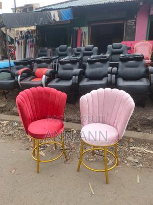 Salon Styling Chair's Pink and Maroon