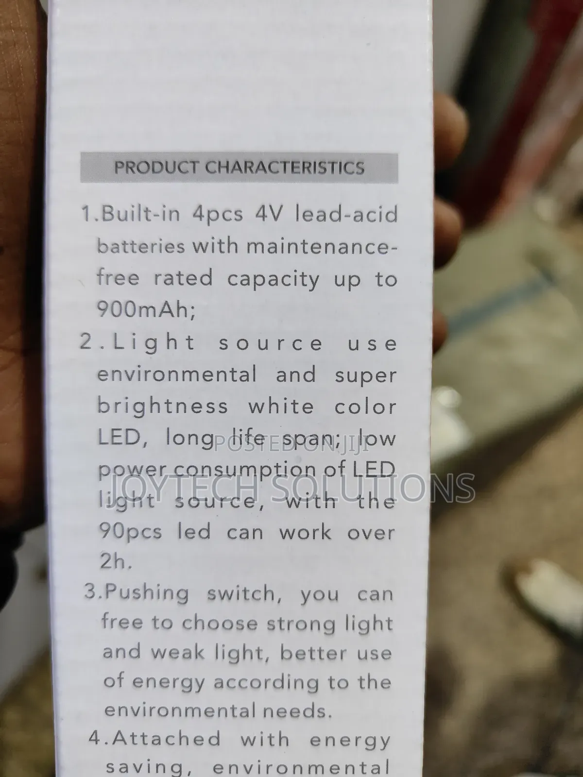 Rechargeable Lithium Home Lighting7605d Kemisafe