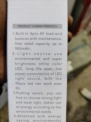 Rechargeable Lithium Home Lighting7605d Kemisafe