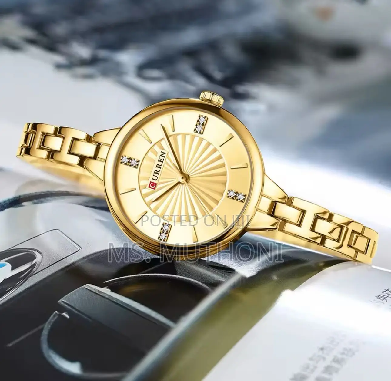 CURREN Ladies #9097 (Metallic )