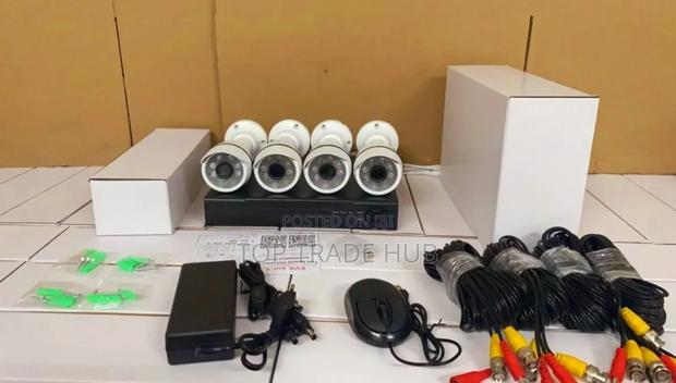 4 Channel CCCTV Camera With DVR and 4x20m Cable