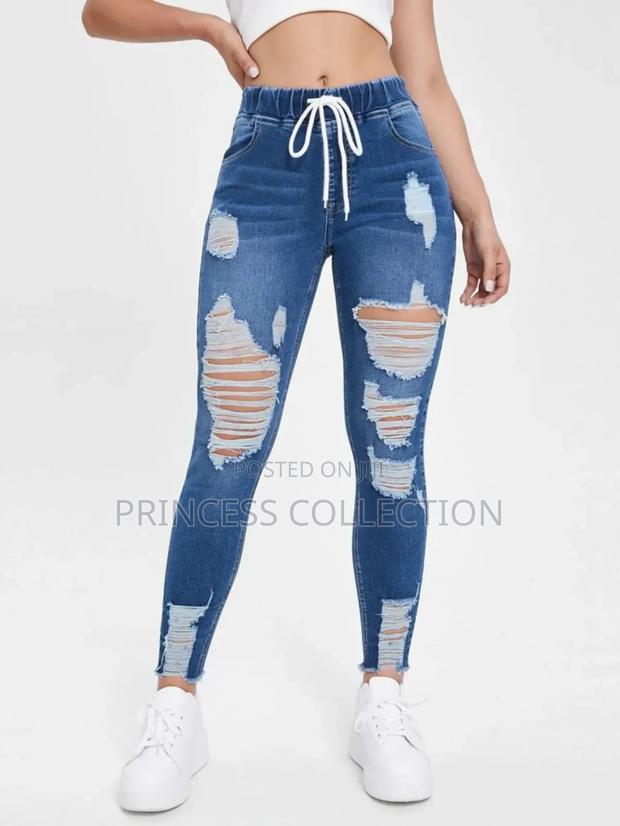 Ladies Denim Rugged Pants - thumbnail 2