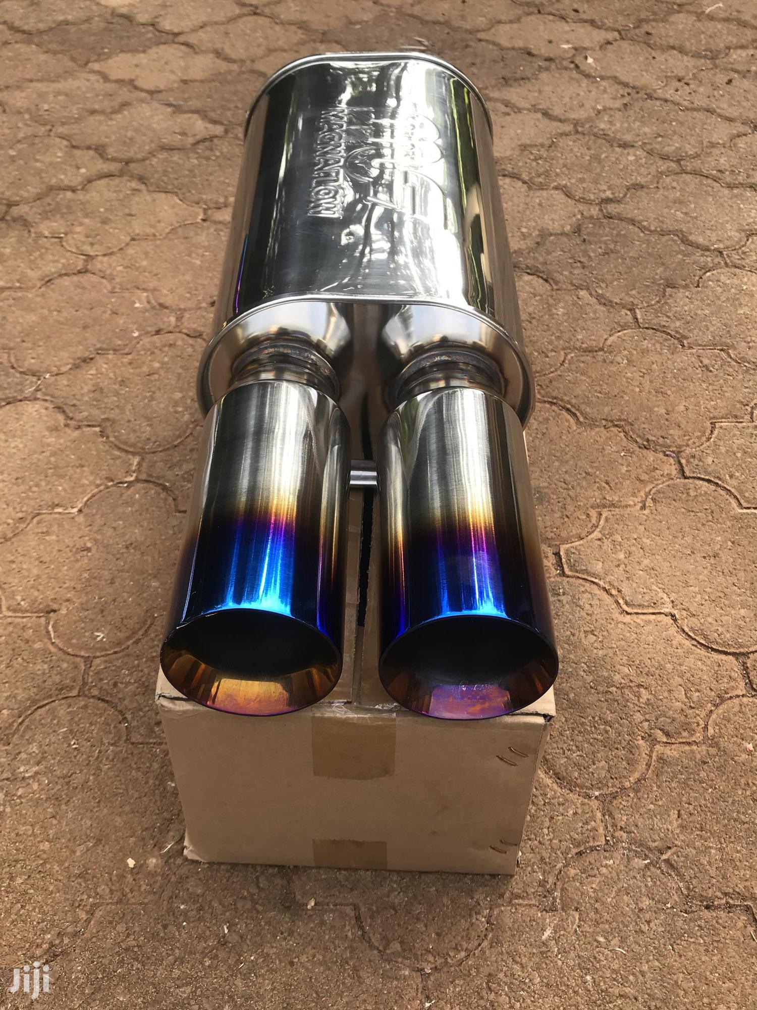Exhaust Car Muffler Double Pipe HKS