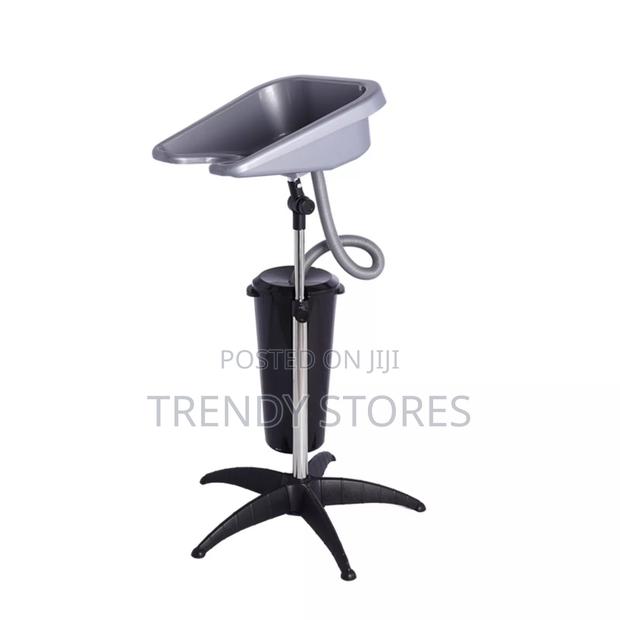 Grey Portable Shampoo Basin - main view