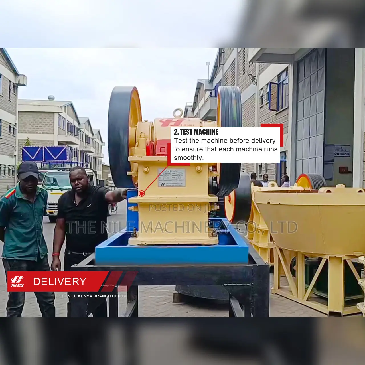 The Nile Machinery Co., LTD Offer Delivery Services in Kenya