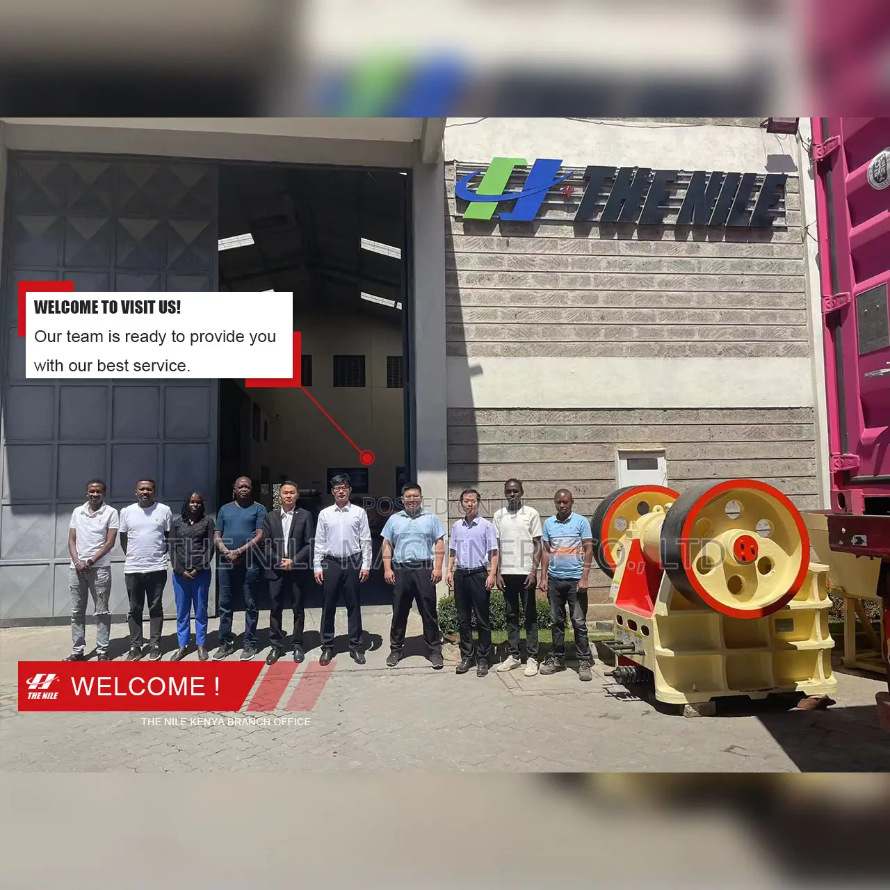 The Nile Machinery Co., LTD Offer Delivery Services in Kenya