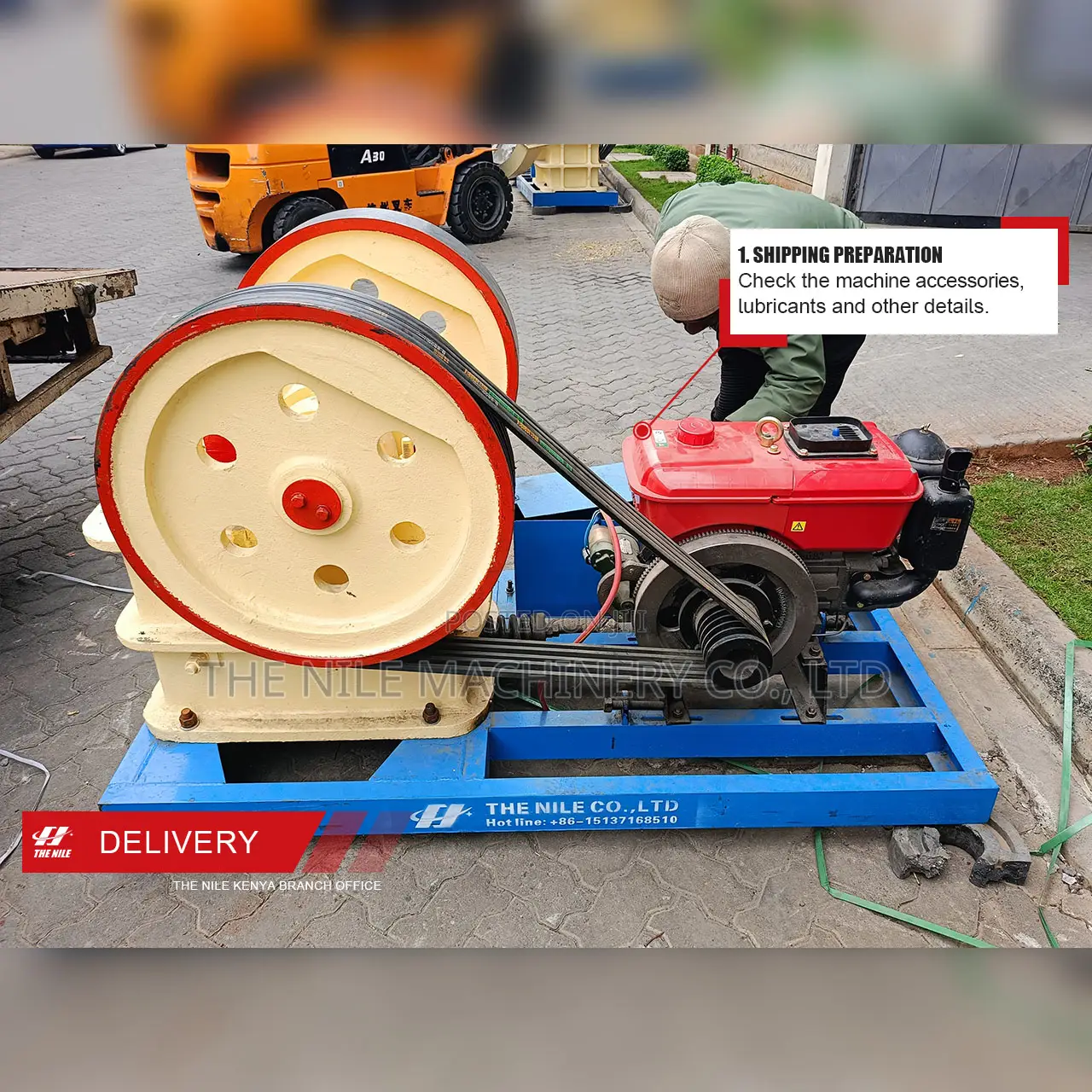 The Nile Machinery Co., LTD Offer Delivery Services in Kenya