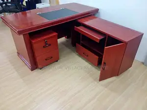 1400mm L-Shaped Executive Office Desk With Drawers