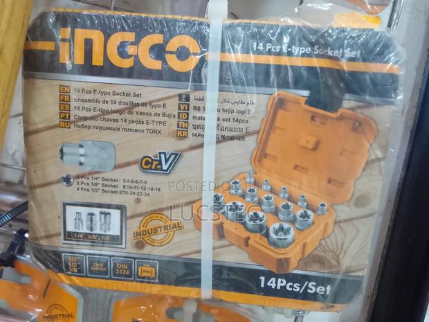 INGCO E-Type Socket Set 14 PCS
