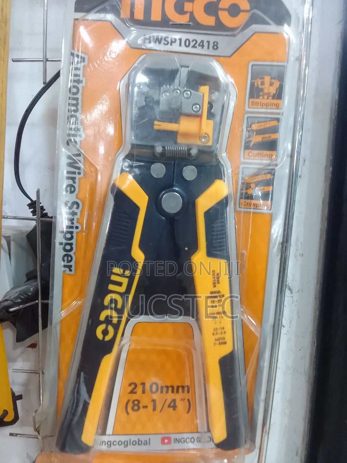 INGCO Automatic Wire Stripper 8-1⁄4"