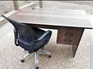 Office Desk and Mesh Chair